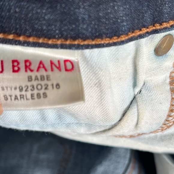 J BRAND BABE STARLESS FLARED 27 BLUE JEANS Y2K MILLENNIAL - Picture 6 of 14